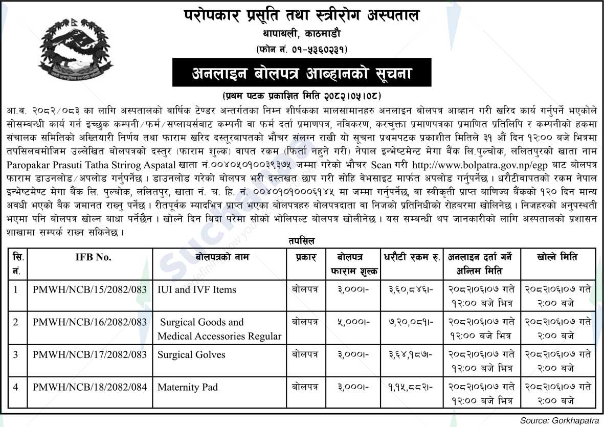 Paropakar Maternity and Women's Hospital