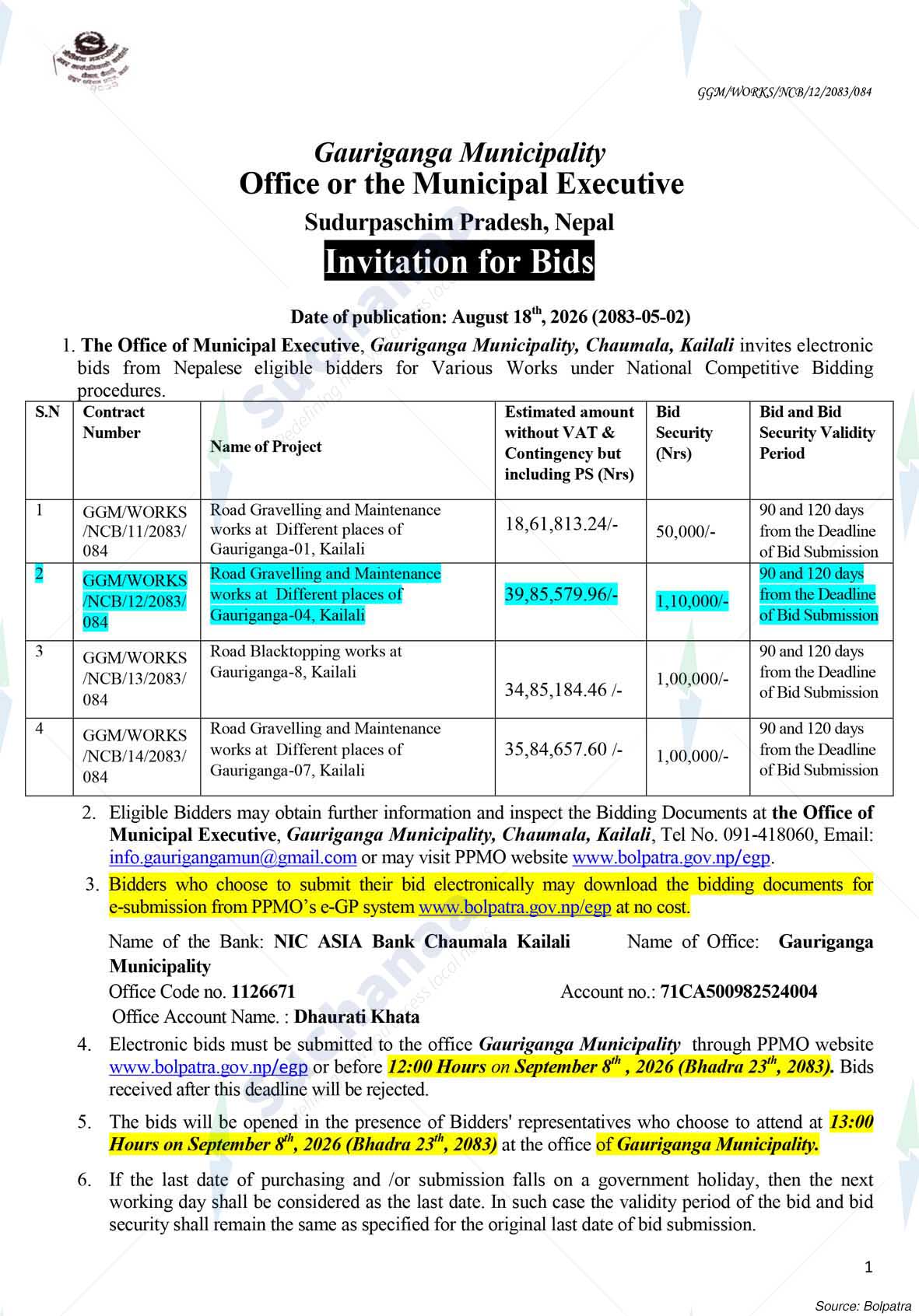 Gauriganga Municipality