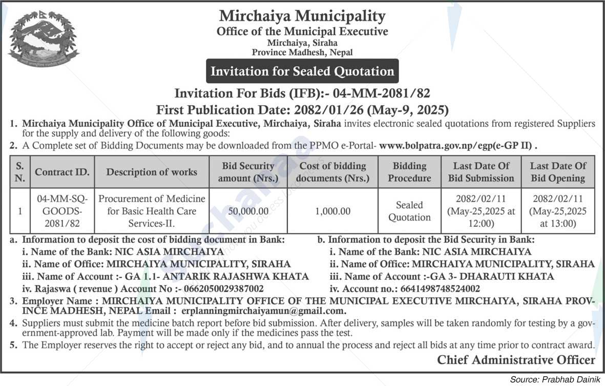 Mirchaiya Municipality