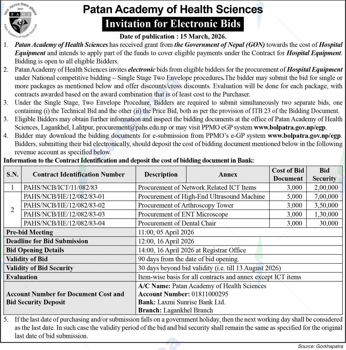 Patan Academy of Health Sciences