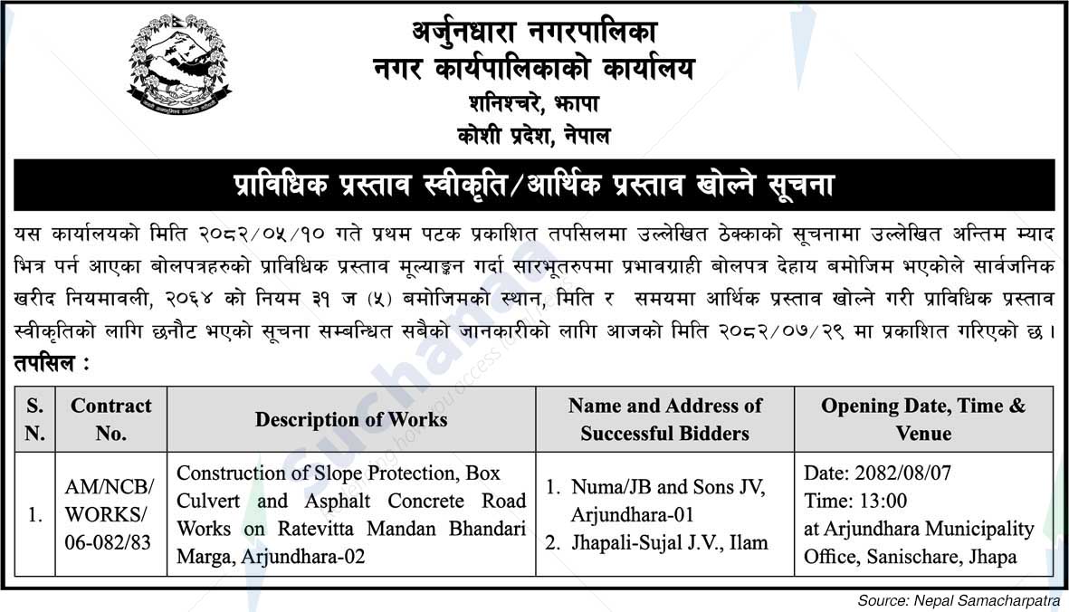 Arjundhara Municipality