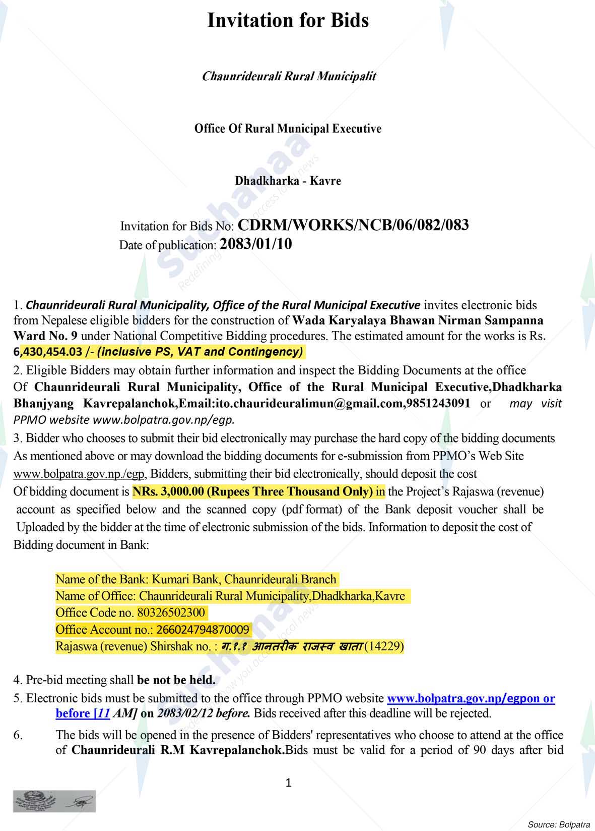 Chaunrideurali Rural Municipality