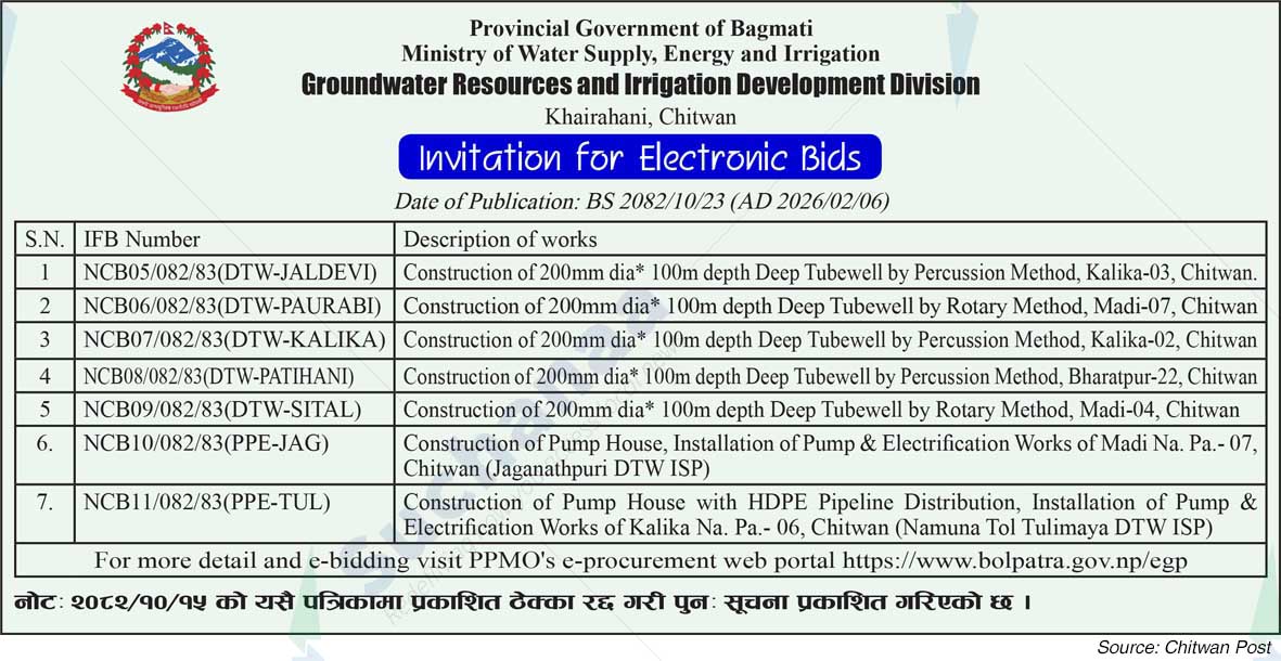 Groundwater Resources and Irrigation Development Division, Chitwan