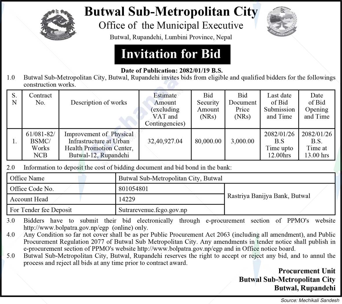 Butwal Sub-Metropolitan City
