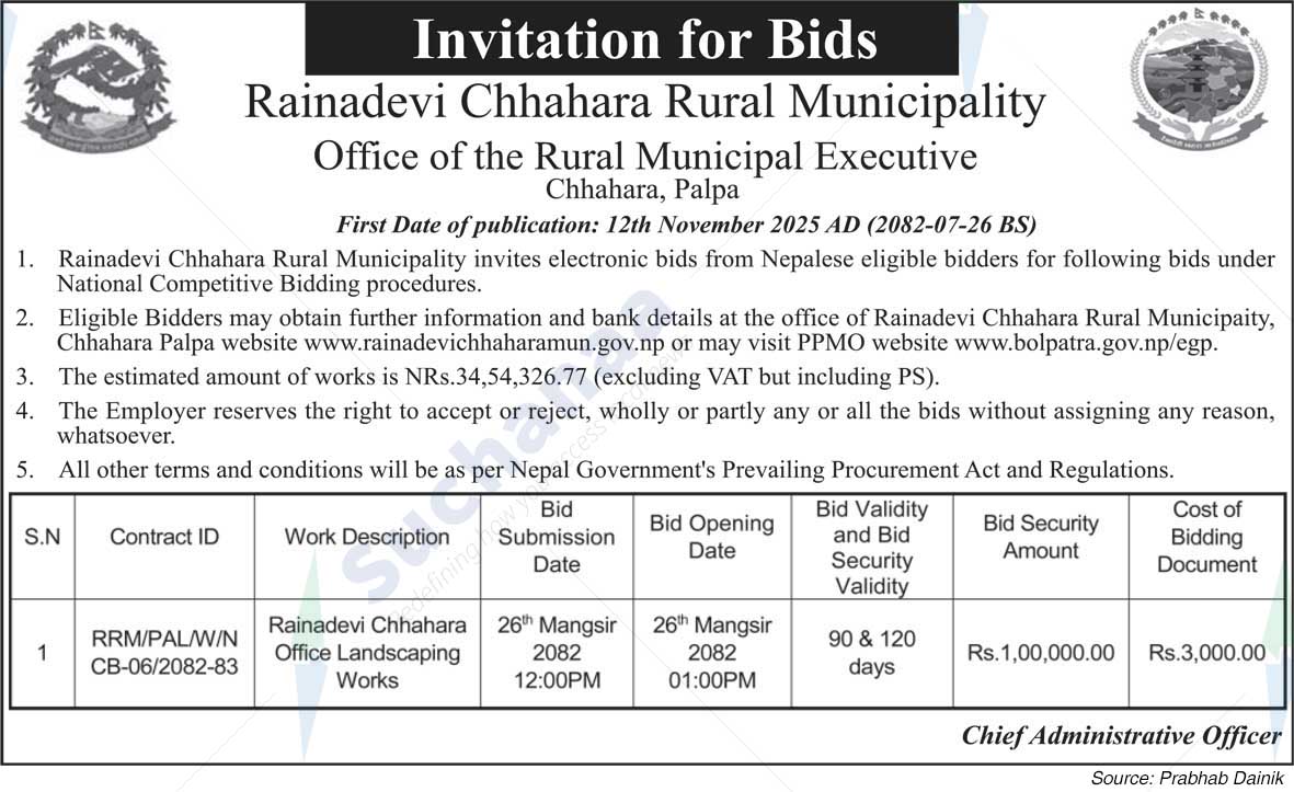 Rainadevi Chhahara Rural Municipality