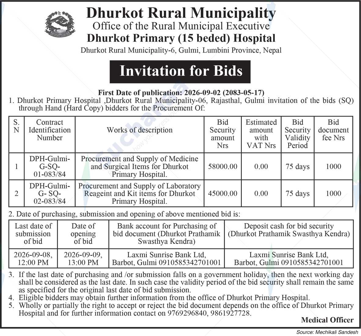 Dhurkot Rural Municipality