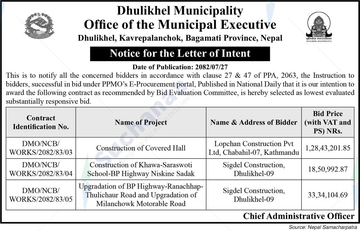 Dhulikhel Municipality