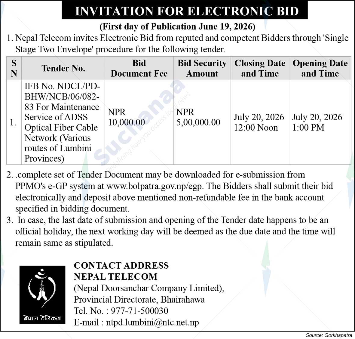 Nepal Doorsanchar Company Limited (NTC)