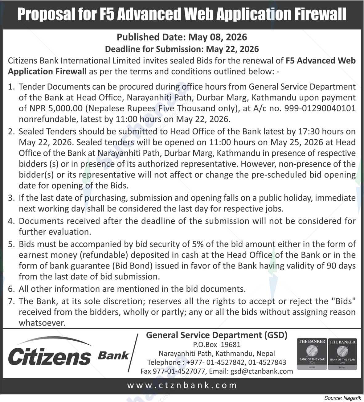 Citizens Bank International Limited