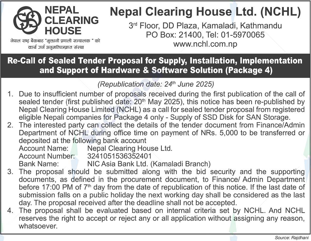 Nepal Clearing House Ltd. (NCHL)