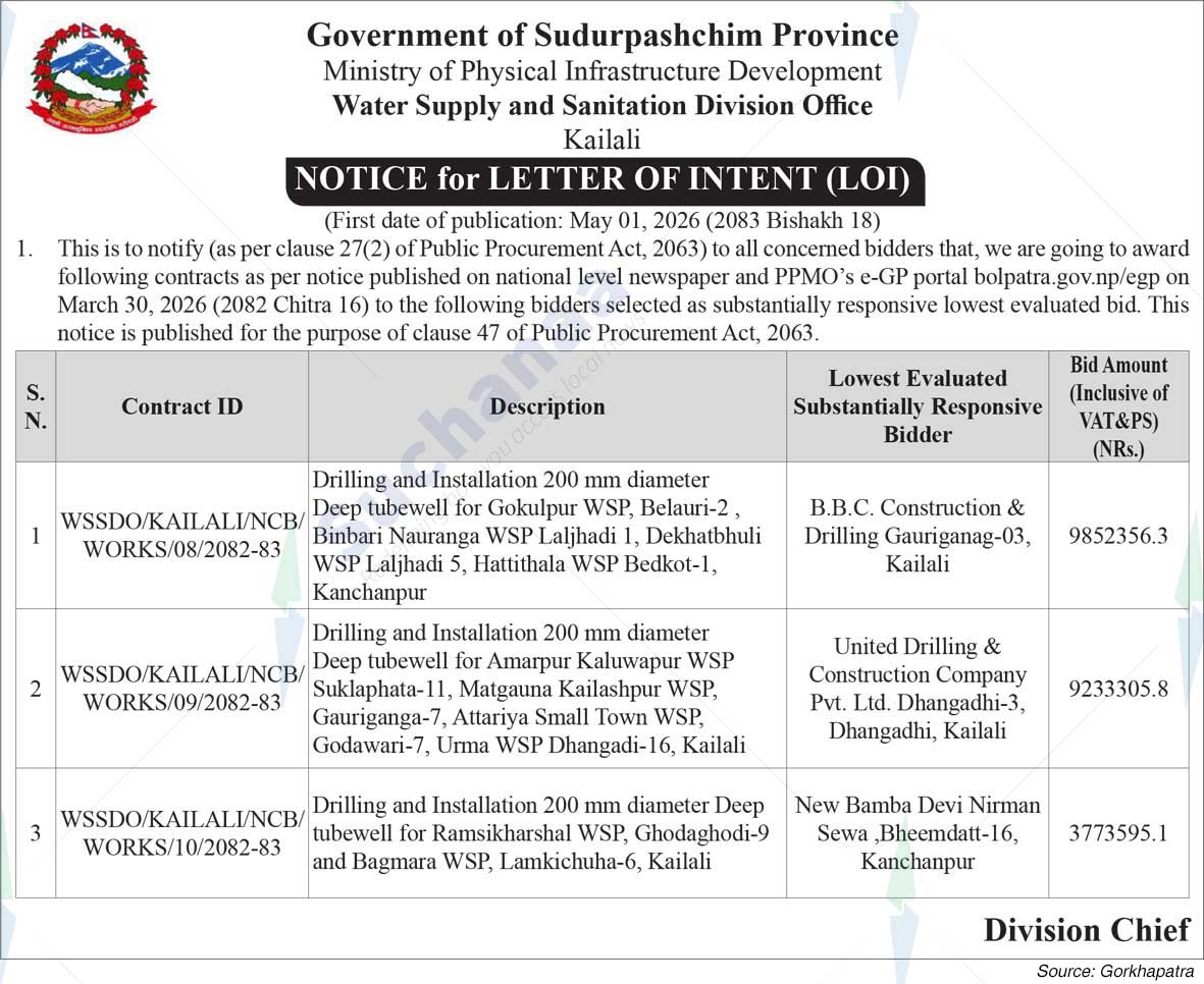 Water Supply and Sanitation Division Office, Kailali