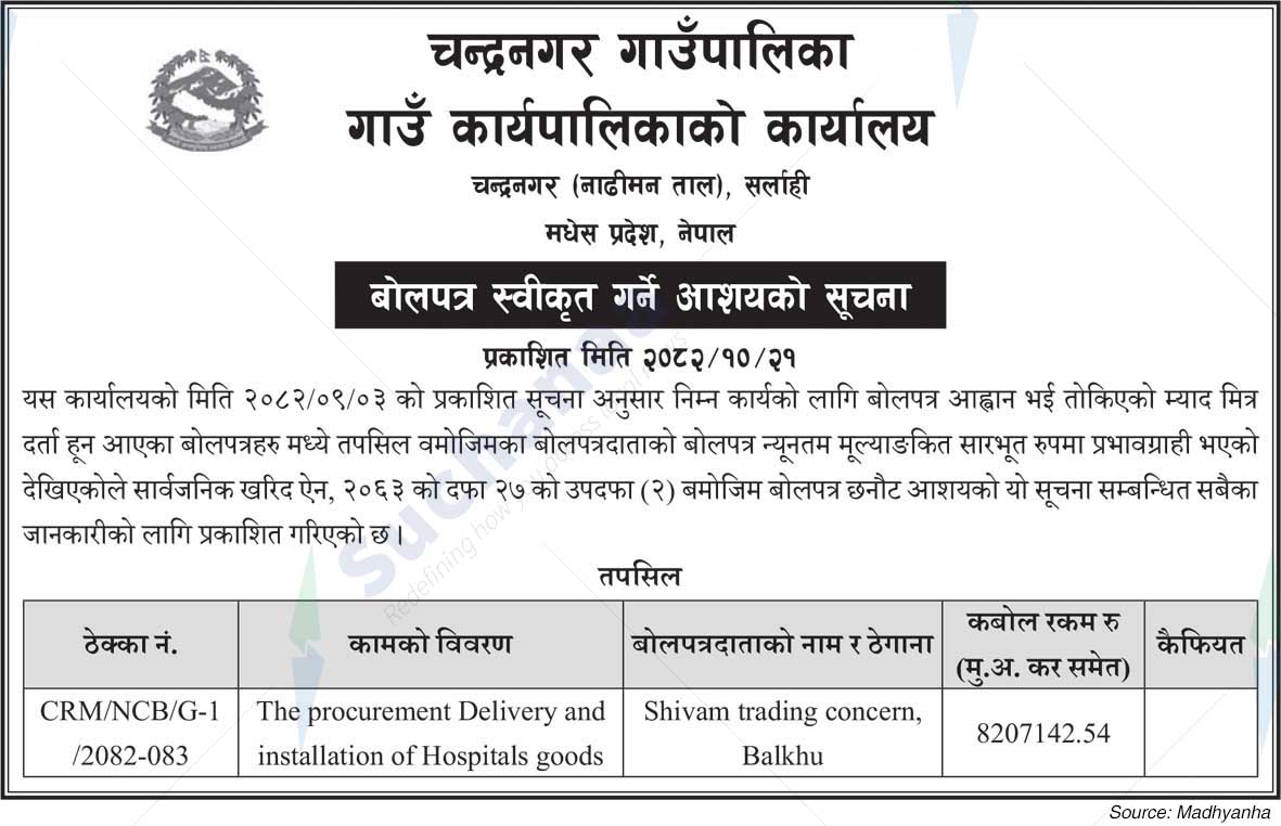 Chandranagar Rural Municipality