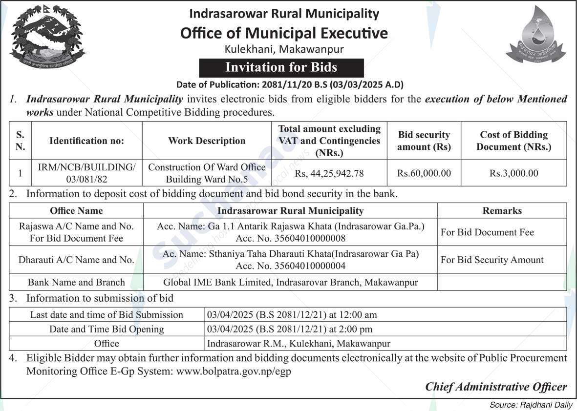 Indrasarowar Rural Municipality