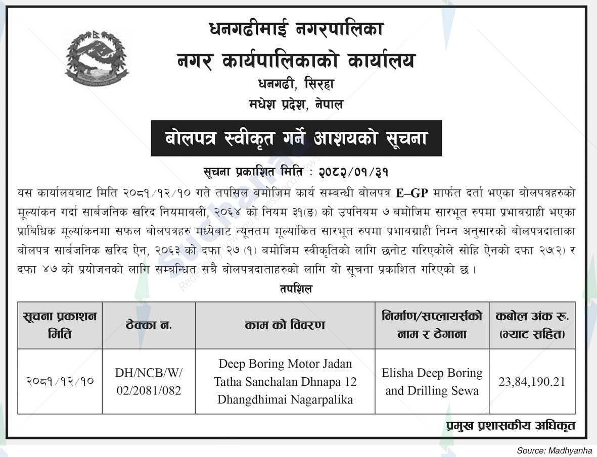 Dhangadhimai Municipality