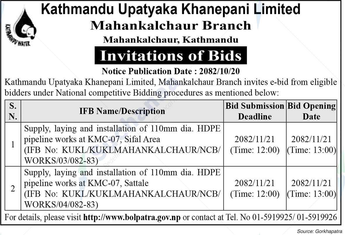 Kathmandu Upatyaka Khanepani Limited