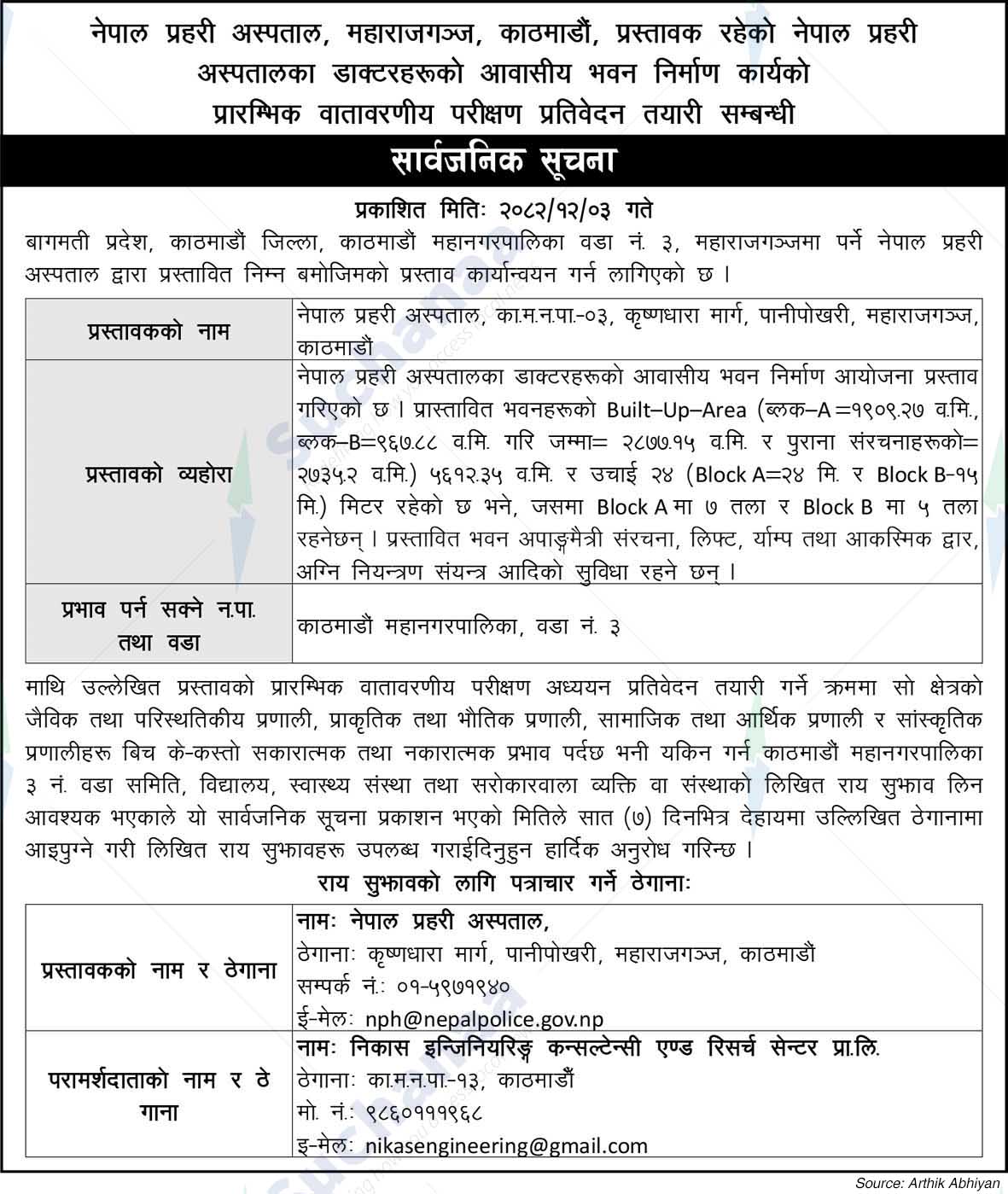 Nepal Police Hospital, Maharajgunj, Kathmandu