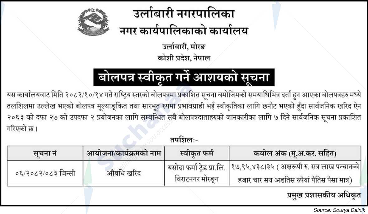 Urlabari Municipality