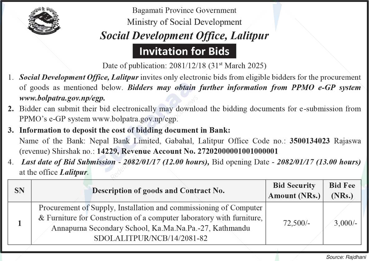 Social Development Office, Lalitpur