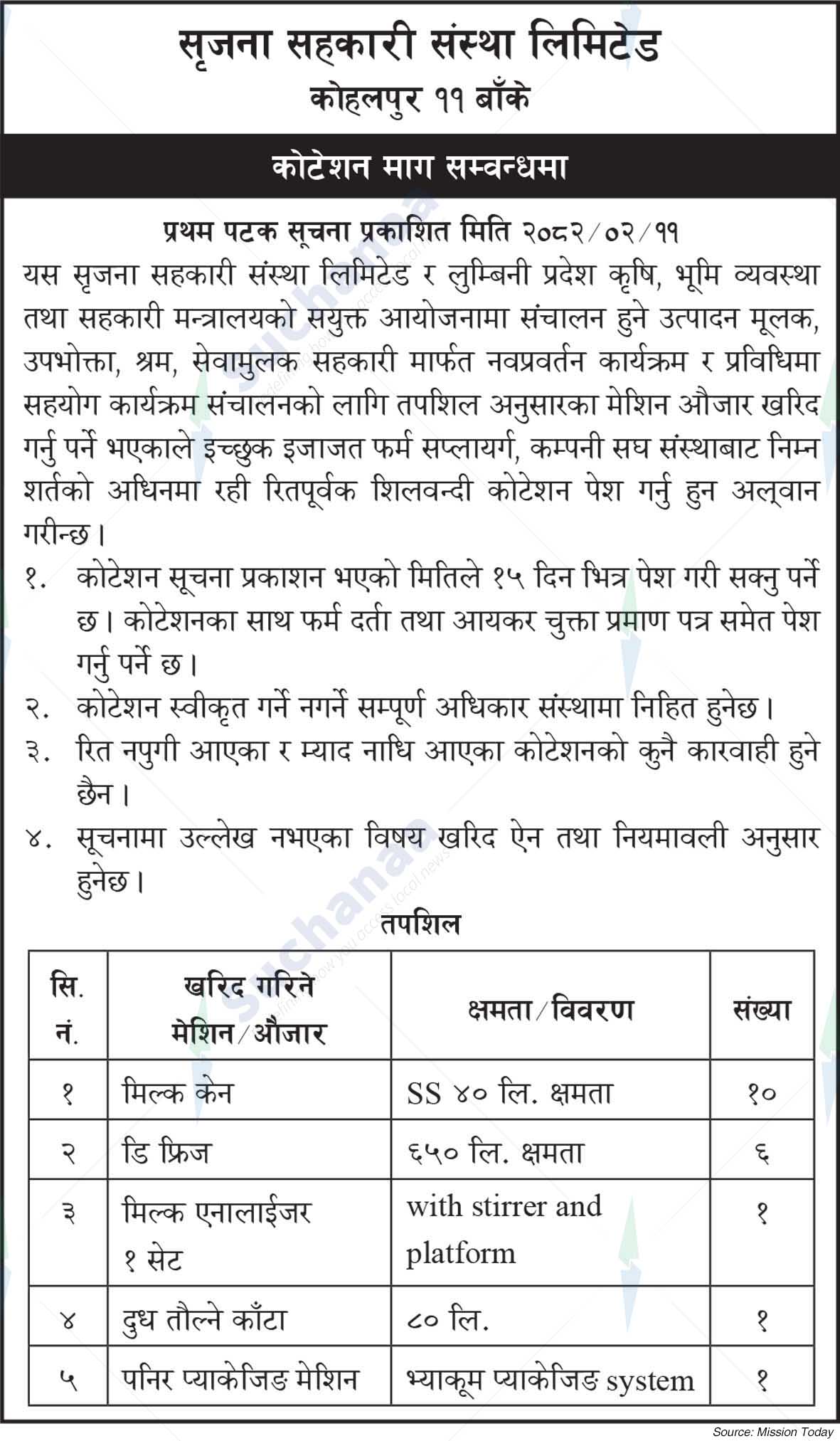 Srijana Cooperative Society Limited