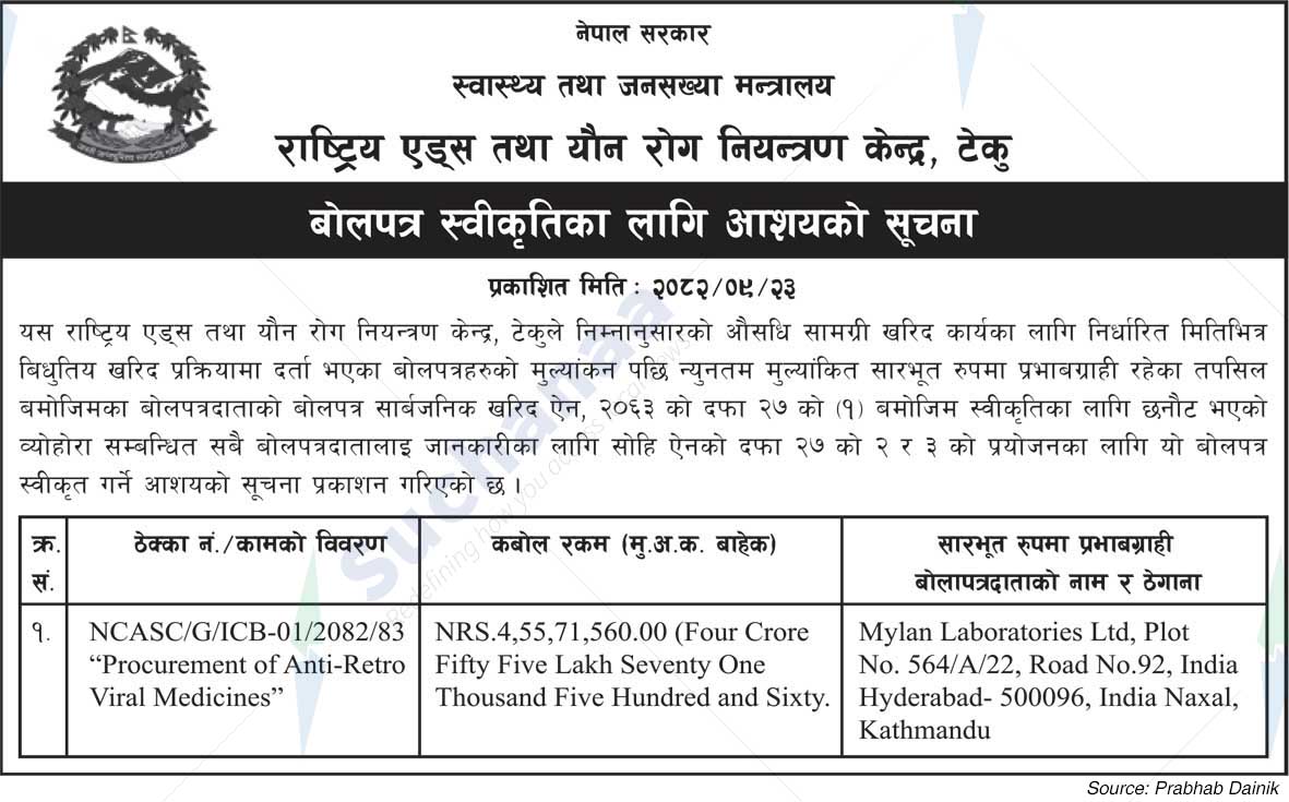 National Center for AIDS and STD Control