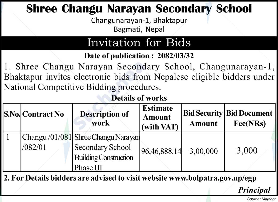Shree Changu Narayan Secondary School