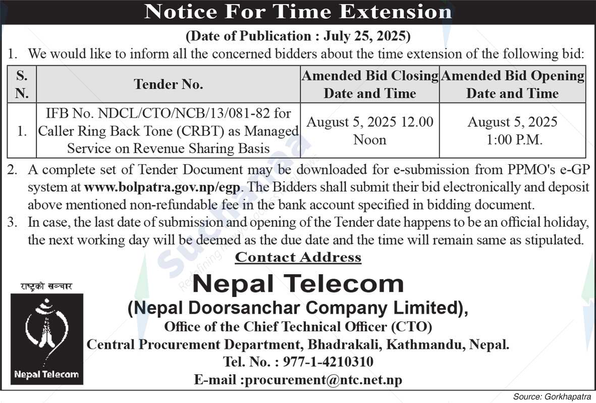 Nepal Doorsanchar Company Limited (NTC)