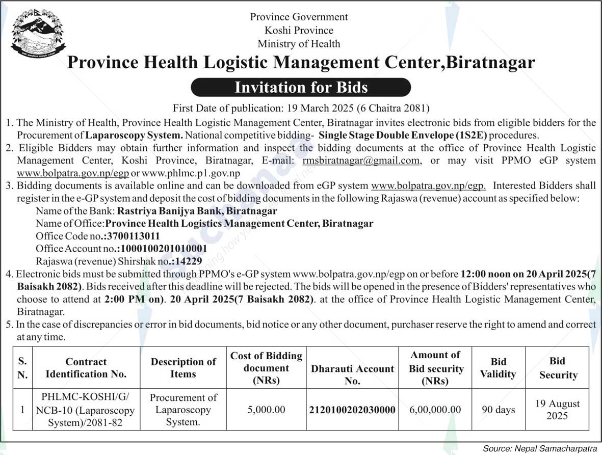 Province Health Logistic Management Center
