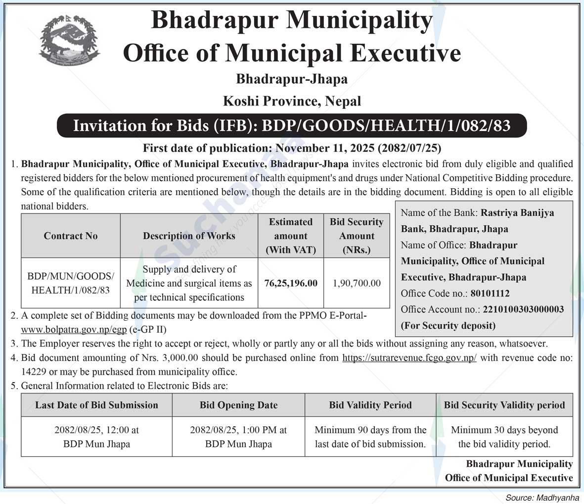 Bhadrapur Municipality
