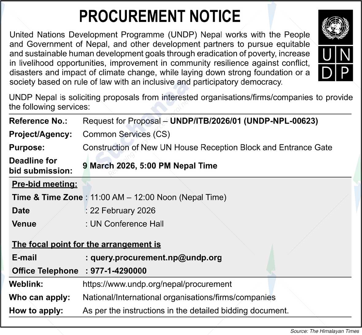 United Nations Development Programme (UNDP)