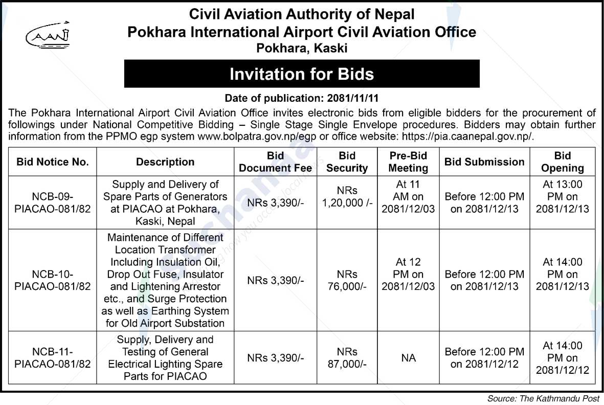 Pokhara International Airport Civil Aviation Office