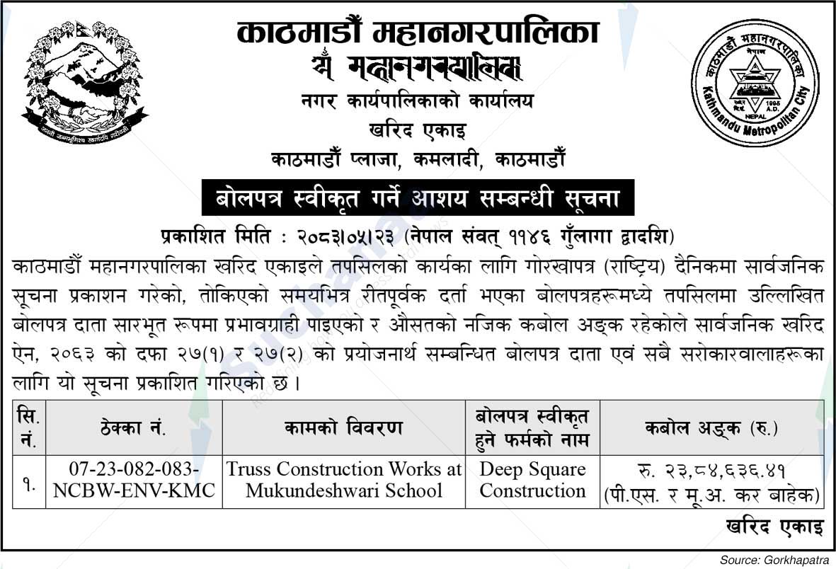 Kathmandu Metropolitan City