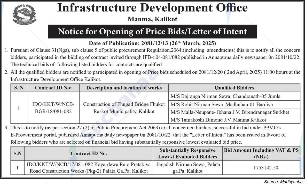 Infrastructure Development Office