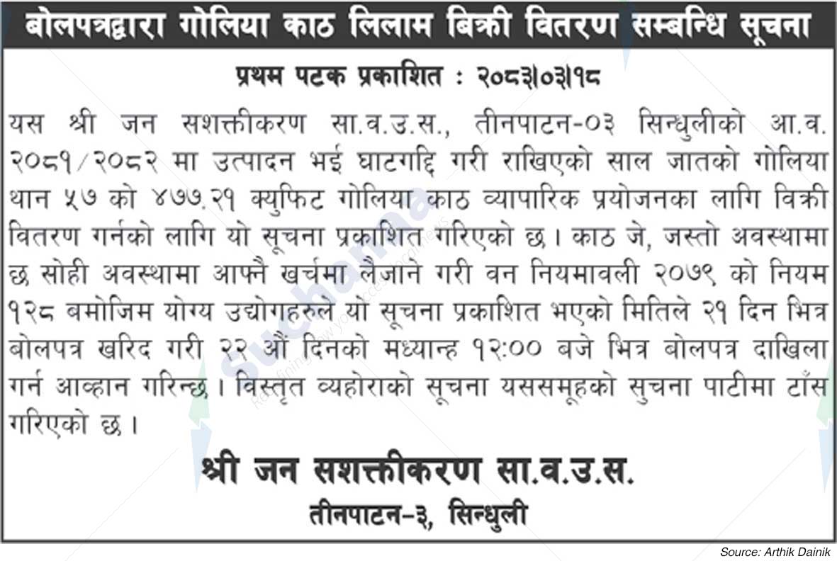Shree Jan Sasaktikaran Saa.Wa.Wo.Sa.
