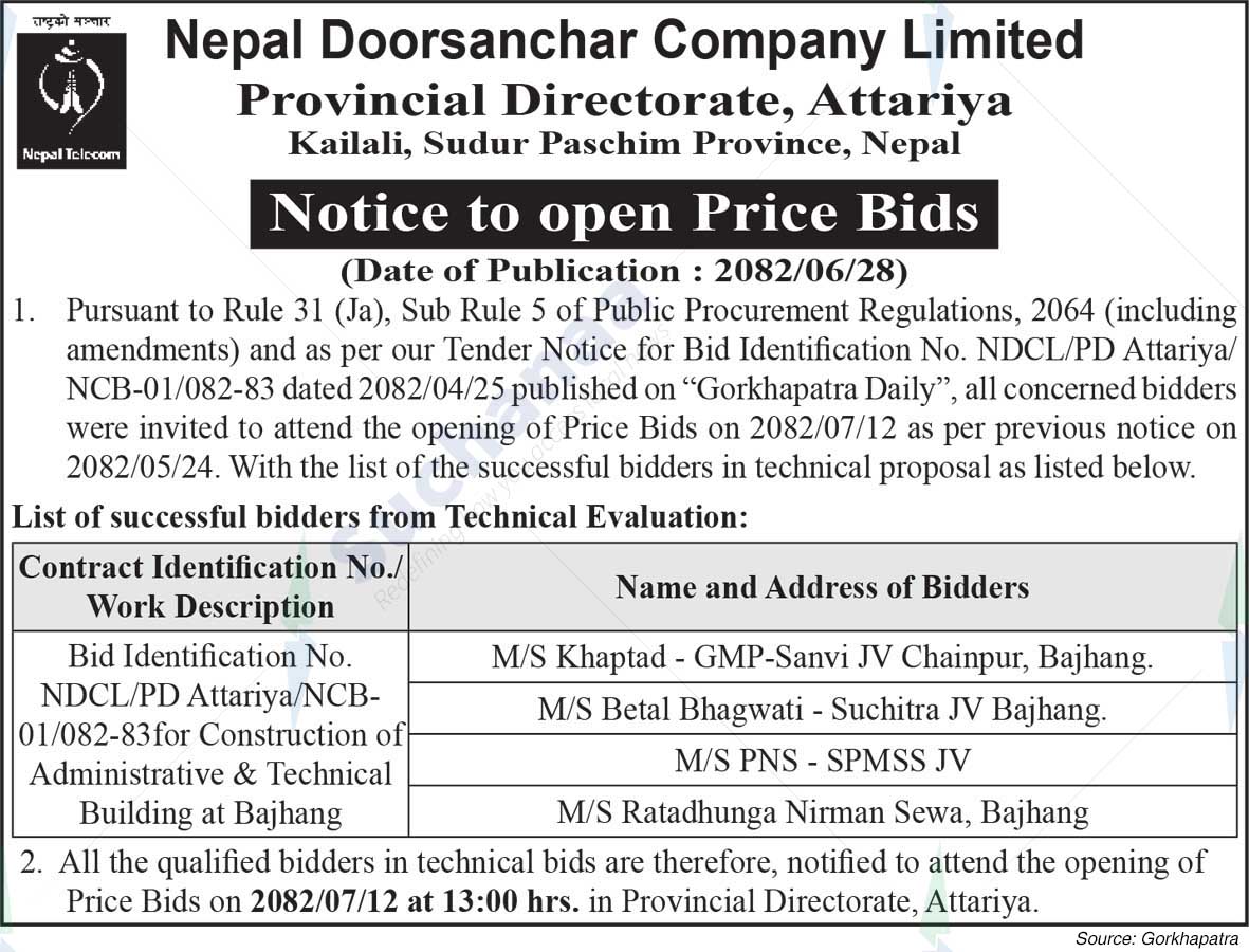 Nepal Doorsanchar Company Limited (NTC)