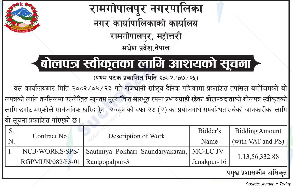 Ram Gopalpur Municipality
