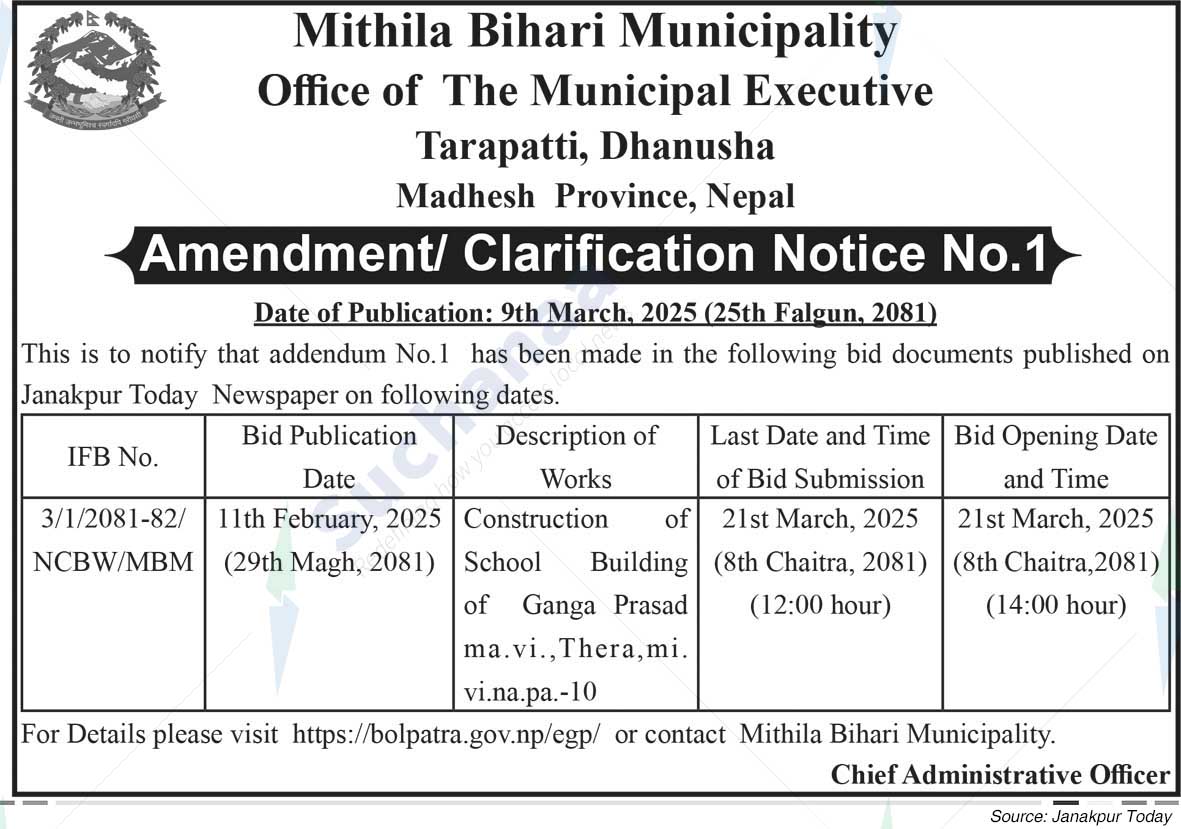 Mithila Bihari Municipality