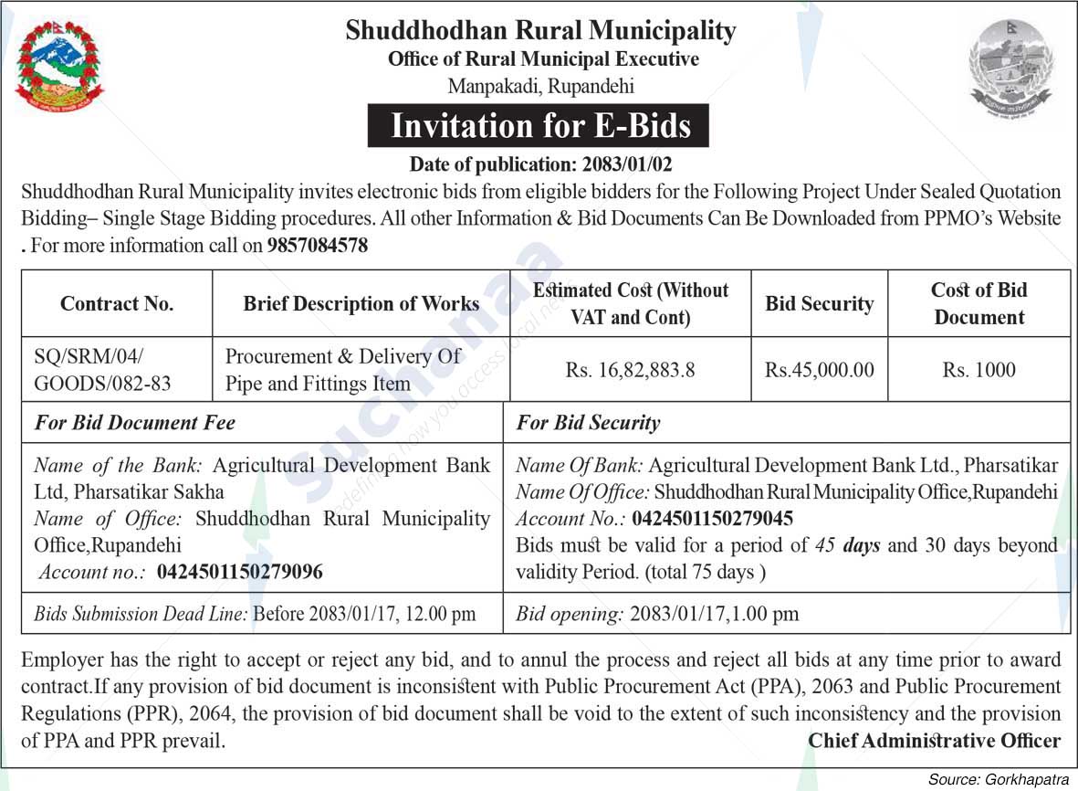 Shuddhodhan Rural Municipality