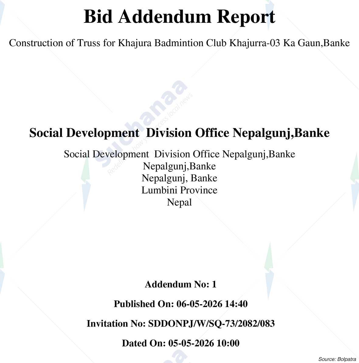 Social Development Division Office,Banke