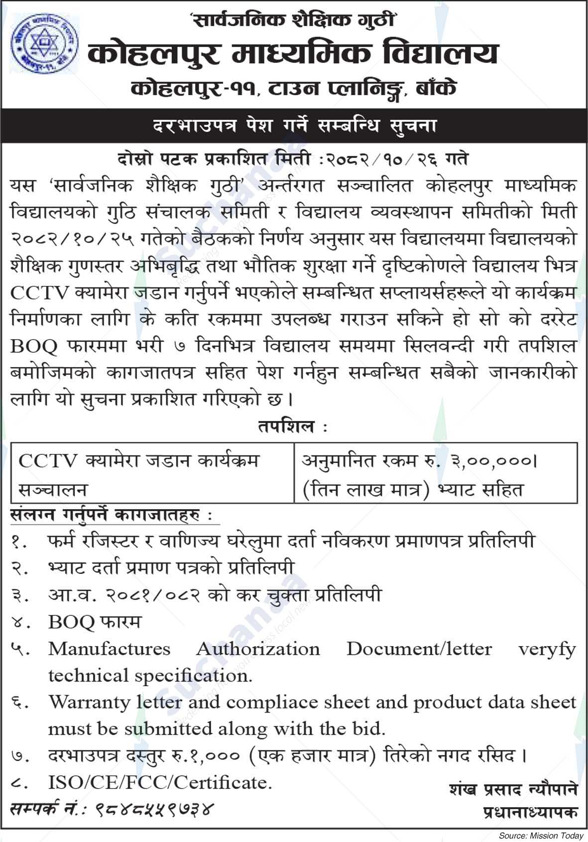 Kohalpur Secondary School, Kohalpur 11