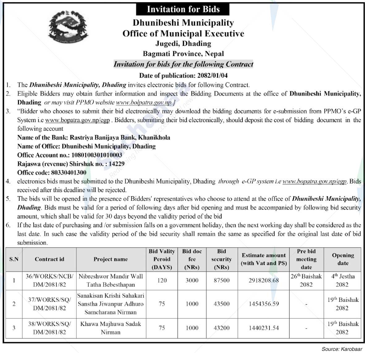 Dhunibeshi Municipality
