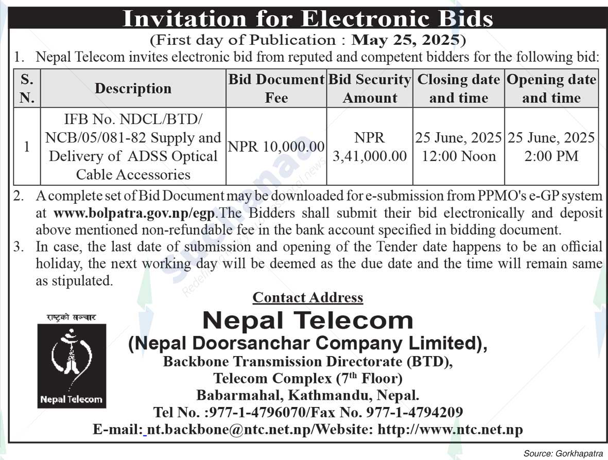 Nepal Doorsanchar Company Limited (NTC)