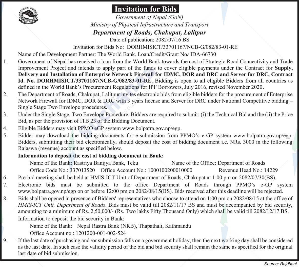 Department of Roads, Chakupat, Lalitpur