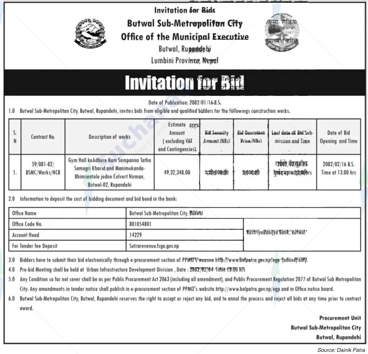 Butwal Sub-Metropolitan City