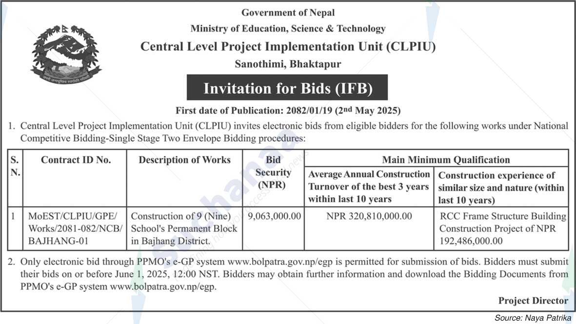 Central Level Project Implementation Unit (CLPIU)
