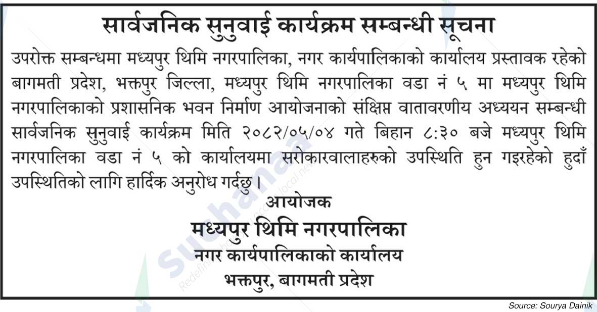 Madhyapur Thimi Municipality