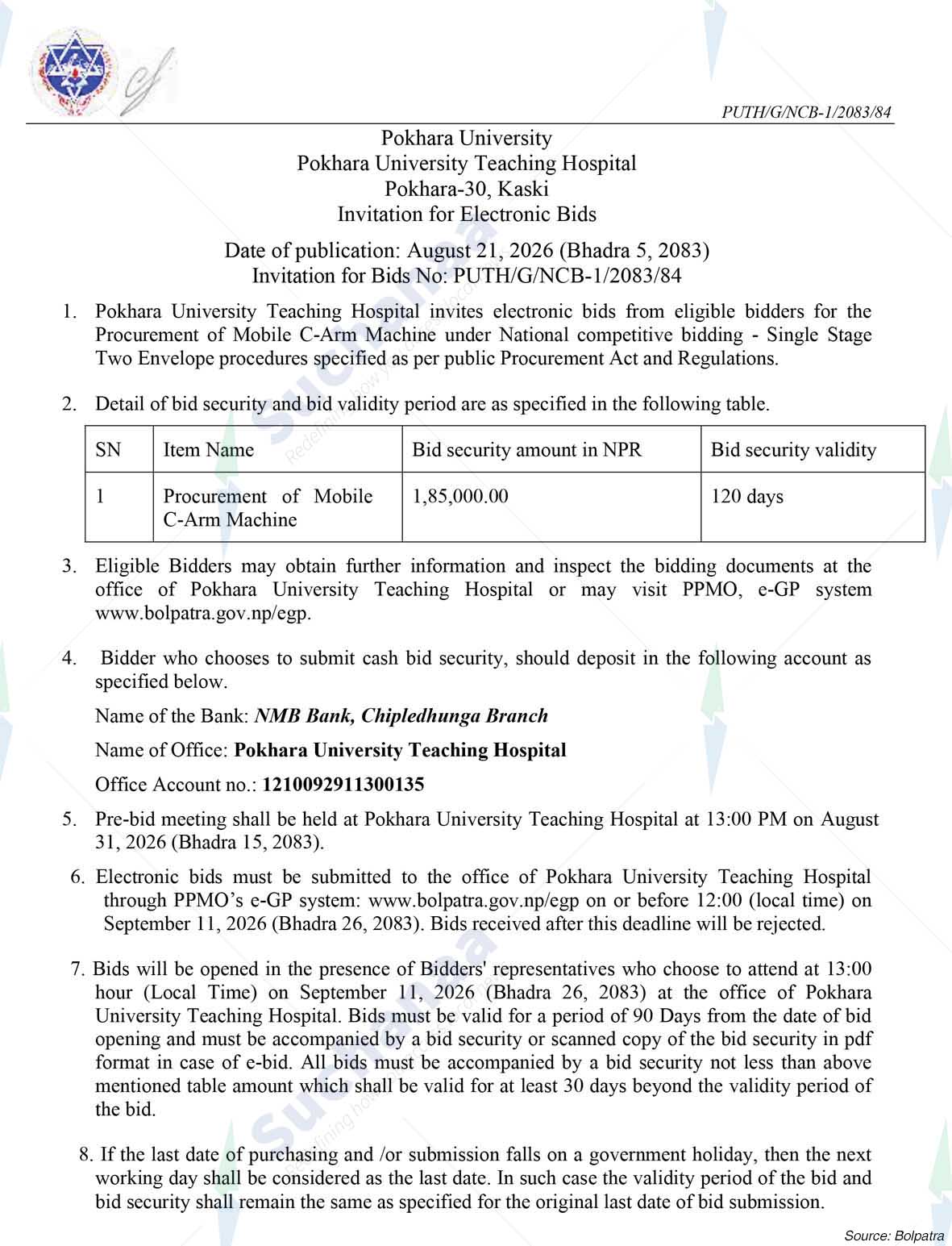 Pokhara University Teaching Hospital