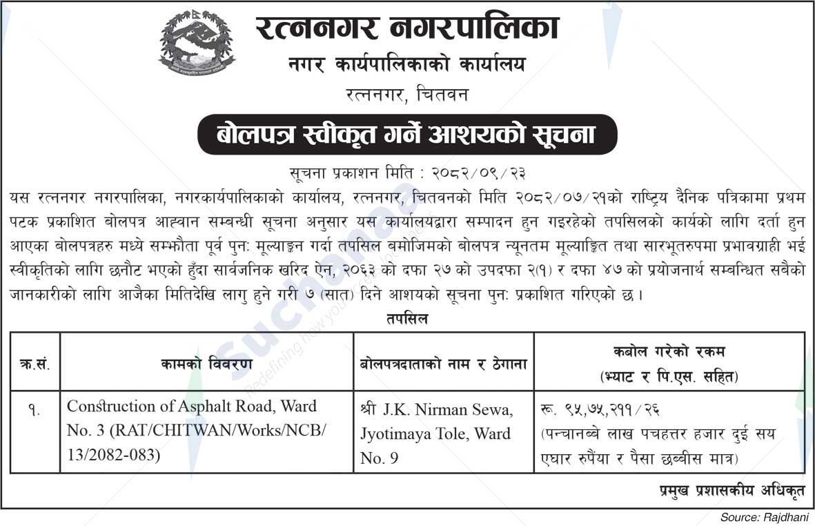 Ratnanagar Municipality