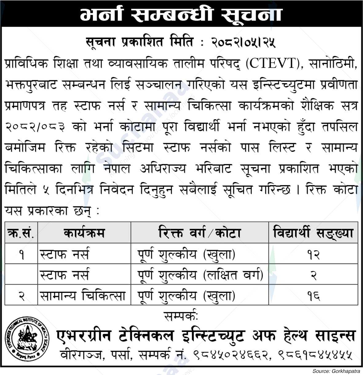 Evergreen Technical Institute of Health Sciences