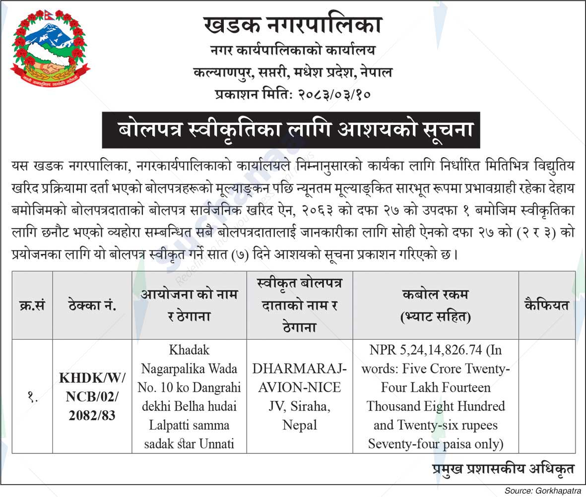 Khadak Municipality