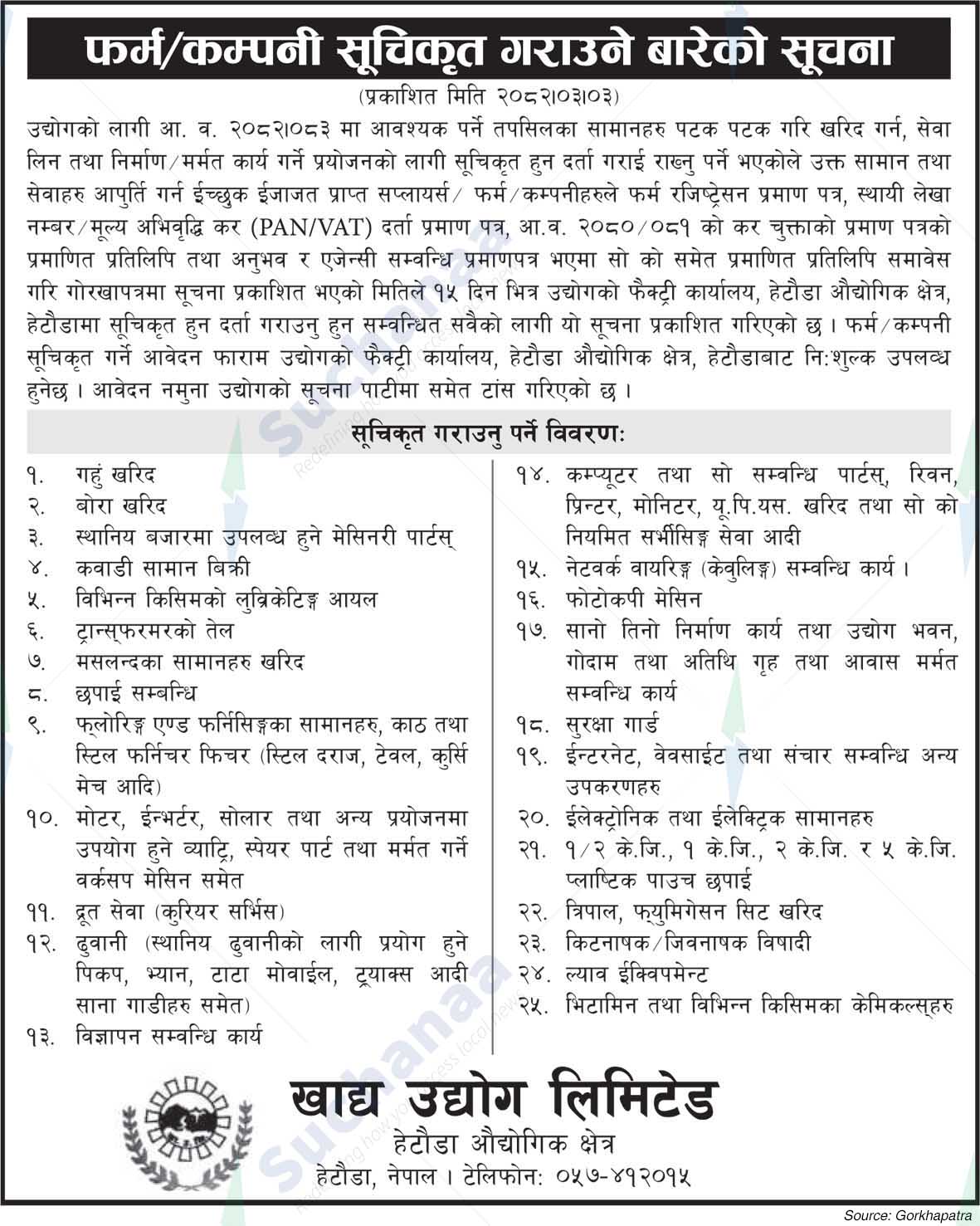 Food Industries Limited